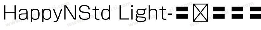 HappyNStd Light字体转换